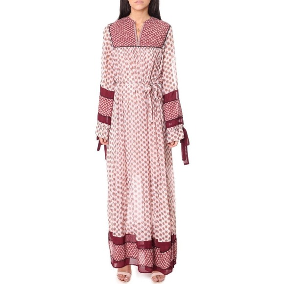 Scotch & Soda Boho Maxi Dress Small Cottagecore Prairie Vintage Inspired - Picture 2 of 16